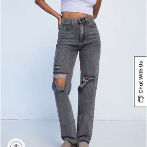 Pacsun Washed Black Ripped 90’s Boyfriend Jeans